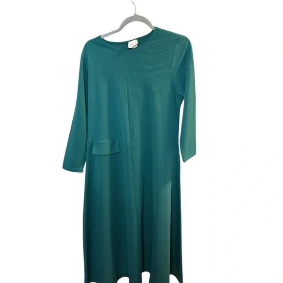 Zadie B’d Elegant Teal Dress - Picture 1 of 5